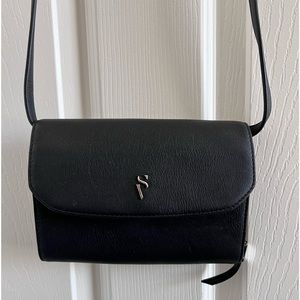 SV black clutch/ shoulder bag